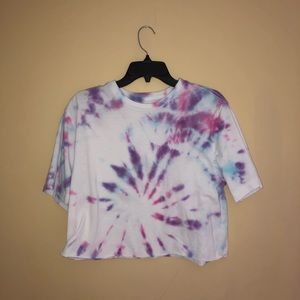 tie dye crop